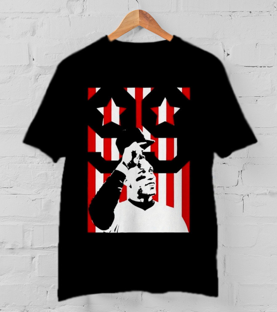 Aaron Judge 99 New York Yankees Stars Stripes Flag Yankee Stadium Hero T-Shirt