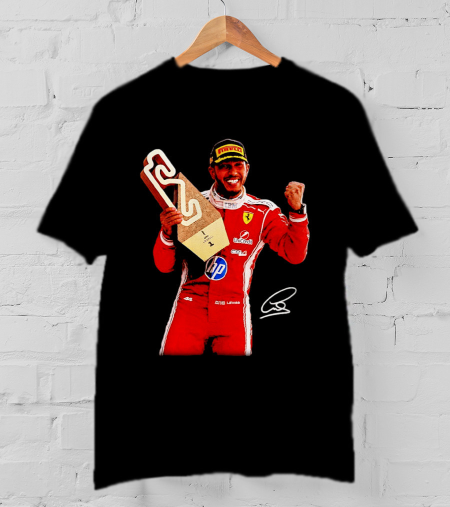 Lewis Hamilton Ferrari Racing Champion Pirelli Winner Remember Who You Are T-Shirt