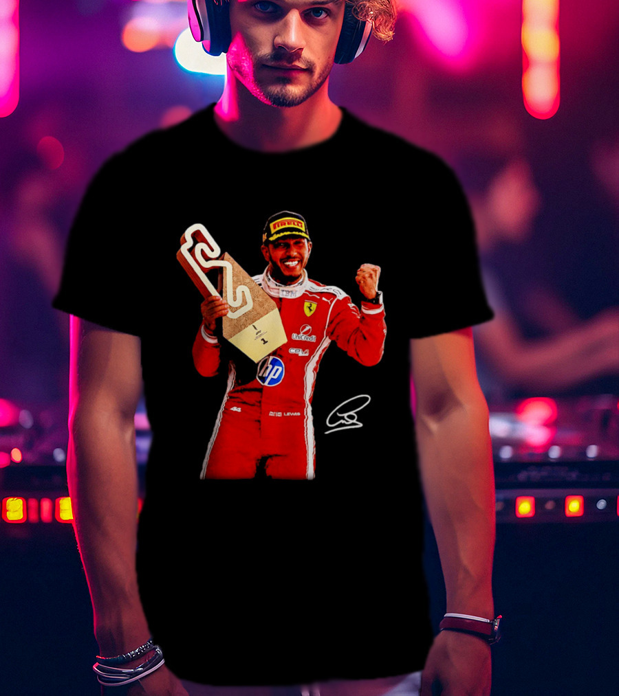 Lewis Hamilton Ferrari Racing Champion Pirelli Winner Remember Who You Are T-Shirt