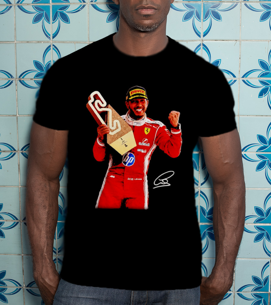 Lewis Hamilton Ferrari Racing Champion Pirelli Winner Remember Who You Are T-Shirt