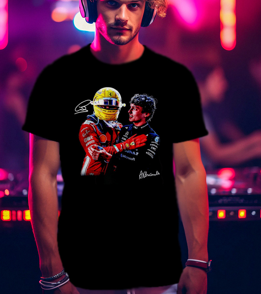 Ferrari Shell Mercedes Petronas Racing Embrace ZYN Microsoft T-Shirt