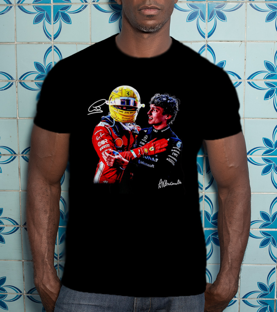 Ferrari Shell Mercedes Petronas Racing Embrace ZYN Microsoft T-Shirt