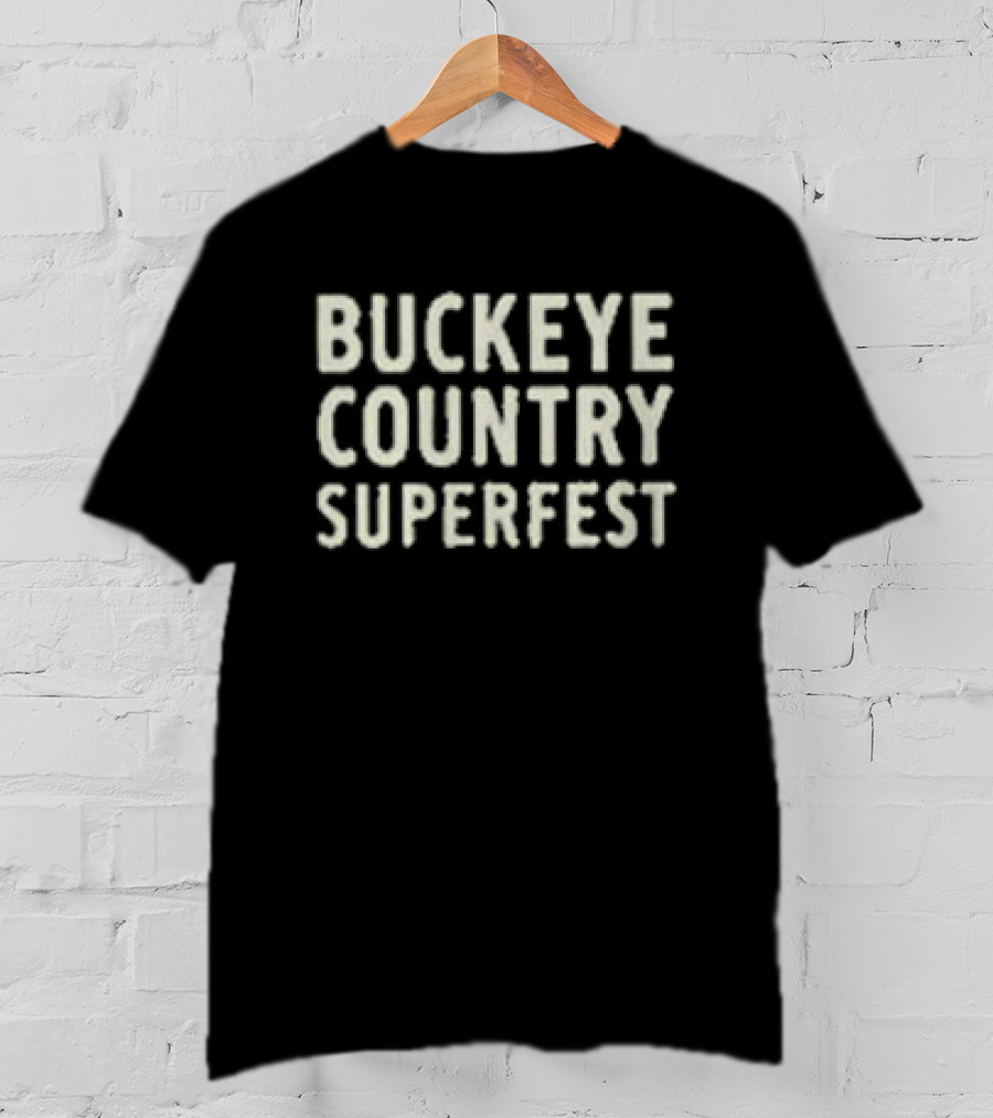 Buckeye Country Superfest 2026 The Dog In Columbus Ohio At Ohio Stadium June 13 2026 T-Shirt