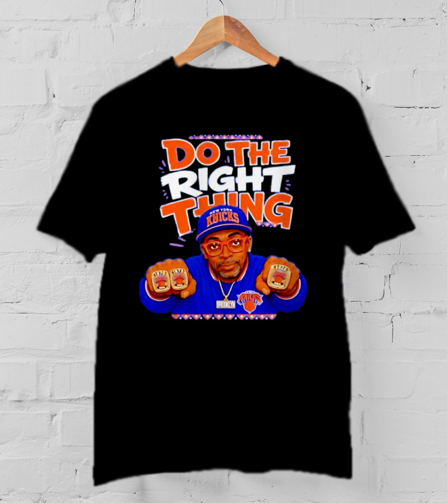 Do The Right Thing New York Knicks Rings 1970 1973 T-Shirt