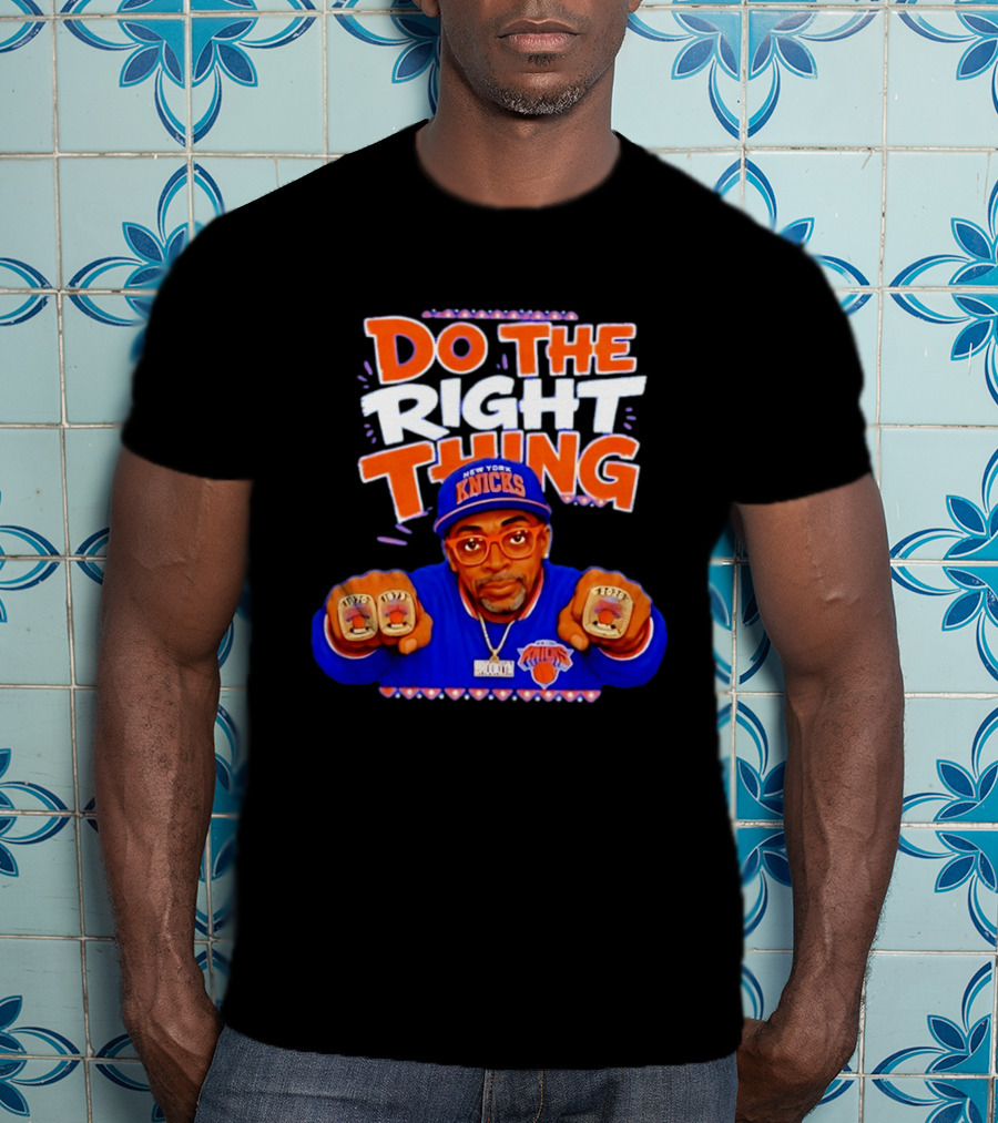 Do The Right Thing New York Knicks Rings 1970 1973 T-Shirt