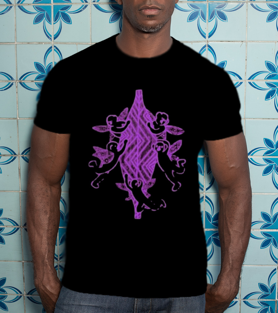 Gammin Threads Protect Trans Mob Purple Tribal T-Shirt