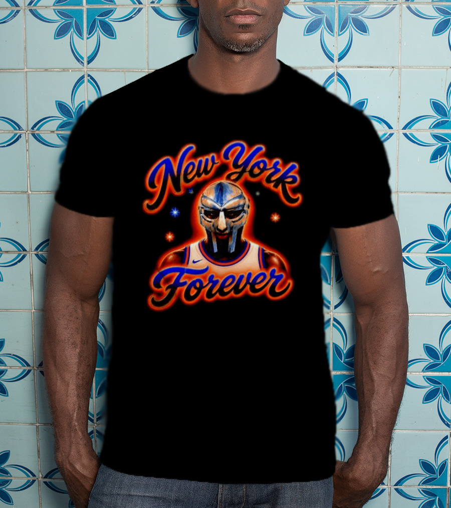 New York Knicks MF DOOM Mask Forever T-Shirt