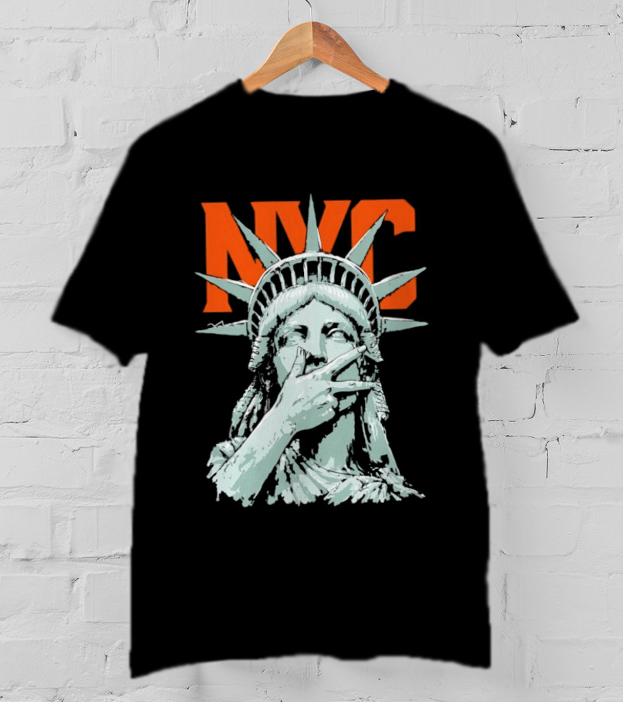 NYC Statue Of Liberty Meme 2026 World Champs T-Shirt
