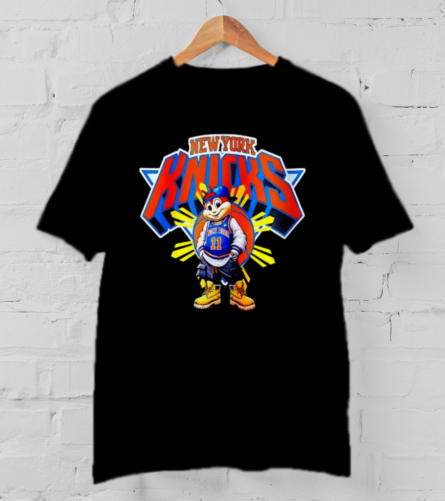 New York Knicks Jollibee Jalen Brunson Basketball Collaboration T-Shirt