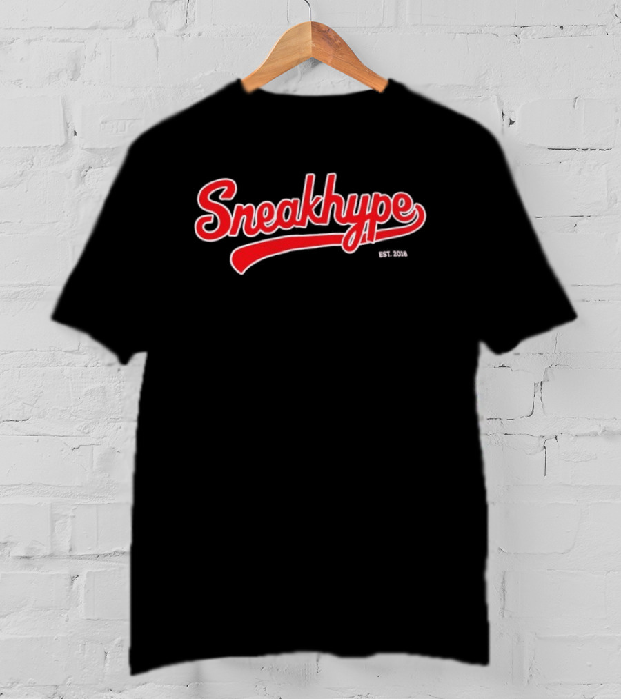 Sneakhype Est 2018 Vintage Script T-Shirt