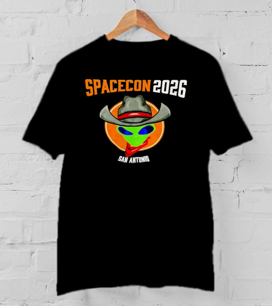 Spacecon 2026 San Antonio Alien Cowboy T-Shirt