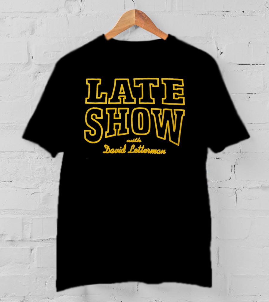 Late Show With David Letterman Yellow T-Shirt