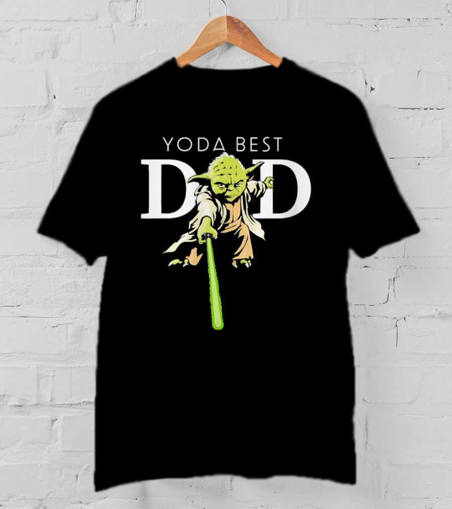 Star Wars Yoda Best Dad Jedi Master Father's Day T-Shirt