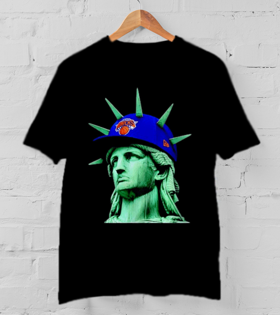 Statue Of Liberty New York Knicks Hat T-Shirt