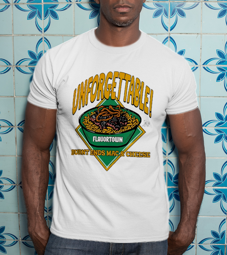 Unforgettable Flavortown Burnt Ends Mac & Cheese T-Shirt