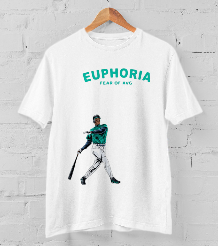 Euphoria Fear Of AVG Baseball Player Iconic Swing T-Shirt