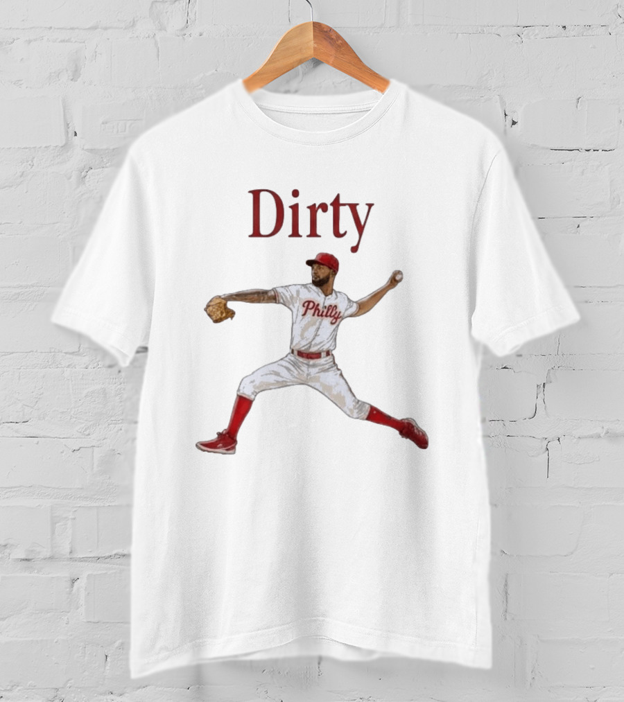 Dirty Cristopher Sanchez Philly Phillies T-Shirt