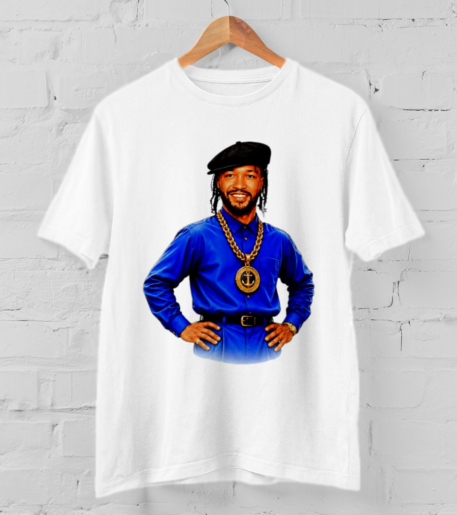 Jalen Brunson NY Knicks Always Business Never Personal Anchor Chain Beret Outfit T-Shirt