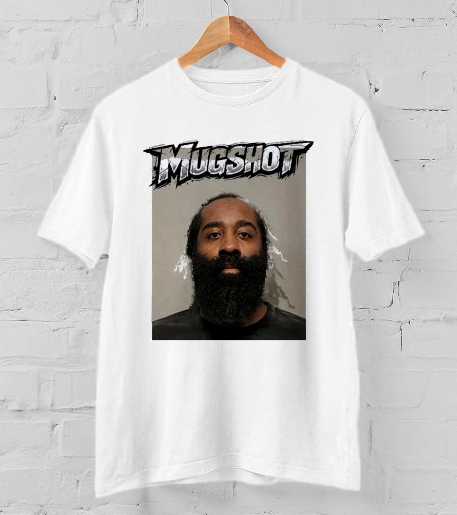James Harden Shot Graphic Black And White T-Shirt