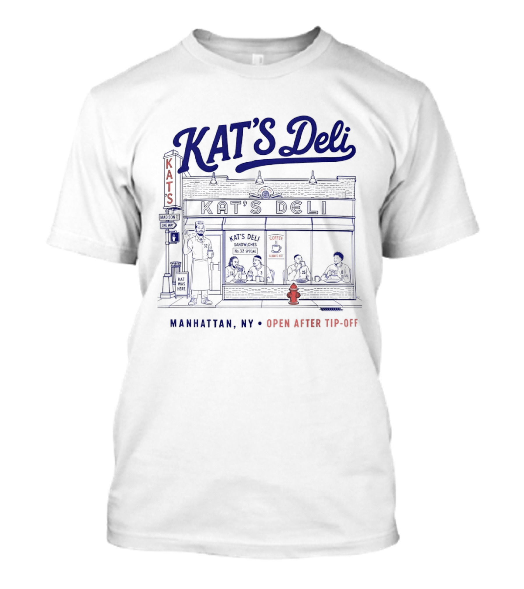 KAT'S Deli Karl Anthony Towns New York Knic...T-Shirt 