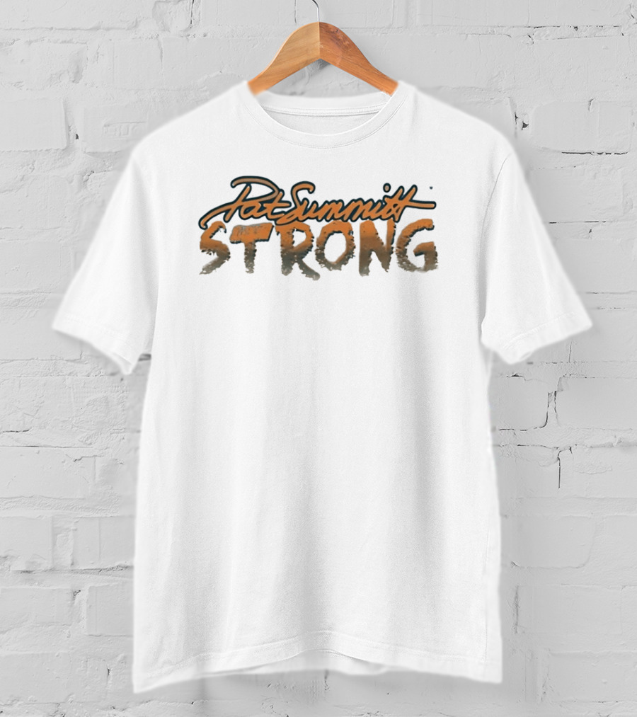 Pat Summitt Strong Tennessee Volunteers Mindset T-Shirt