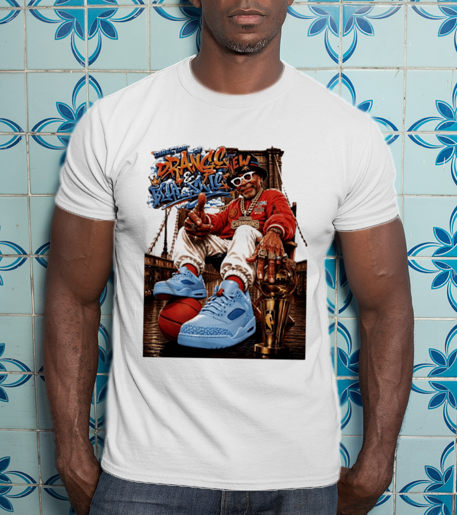 Director Orange And Blue New Champions NBA Basketball T-Shirt