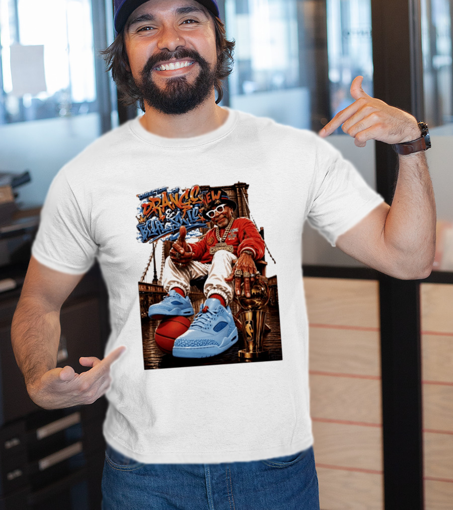 Director Orange And Blue New Champions NBA Basketball T-Shirt