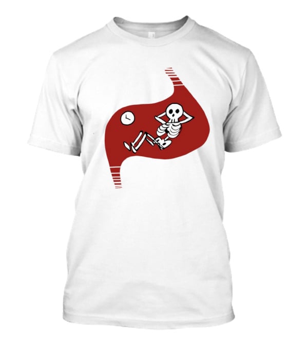 Tummy Time Skeleton With Fitness T-Shirt