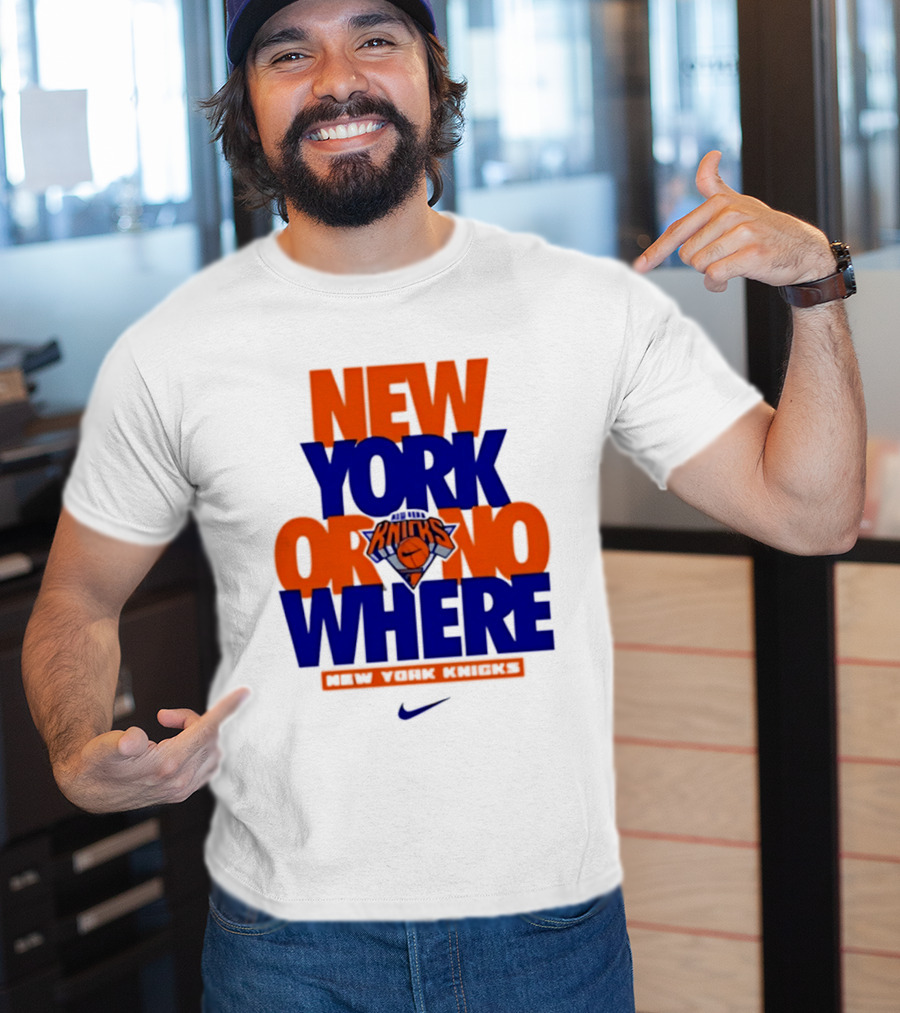 New York Or Nowhere New York Knicks 2026 AJ1 T-Shirt