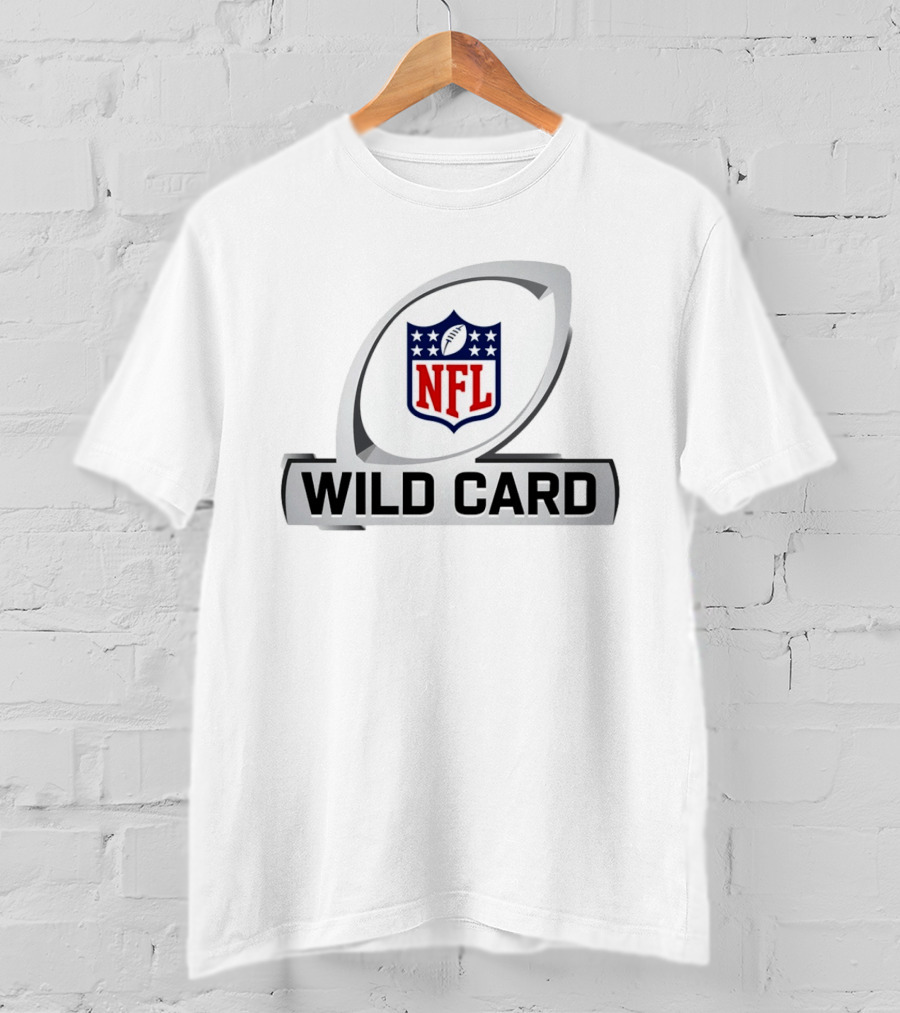 NFL Wild Card 2026 Logo Football T-Shirt