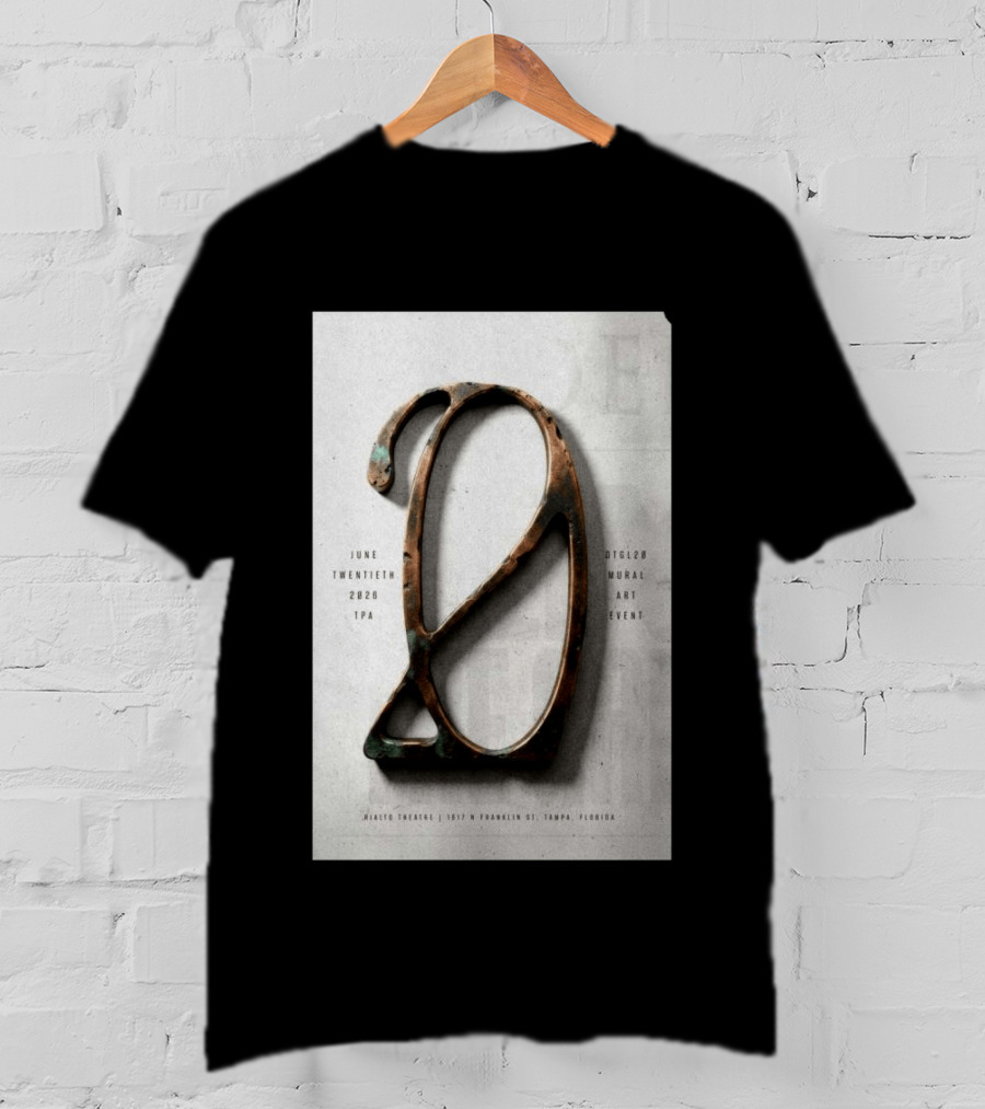 Underoath Mural Art Event Tampa Florida June Twentieth 2026 T-Shirt