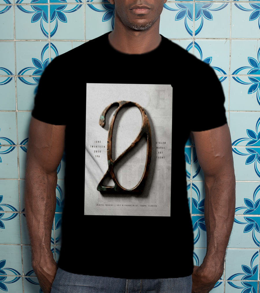Underoath Mural Art Event Tampa Florida June Twentieth 2026 T-Shirt