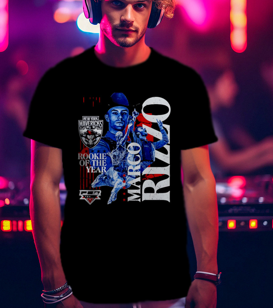 Marco Rizzo New York Mavericks PBR 2026 Rookie Of The Year T-Shirt