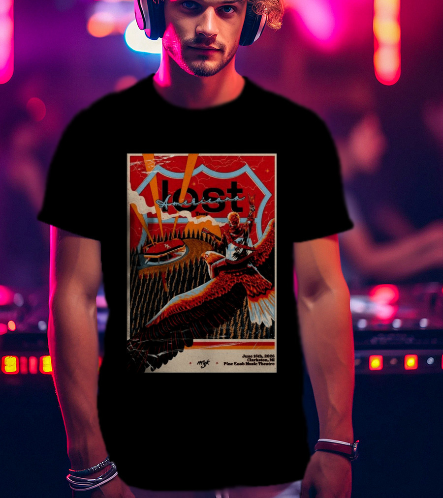 MCK Lost Americana Tour June 16 2026 Clarkston MI Pine Knob Music Theatre T-Shirt