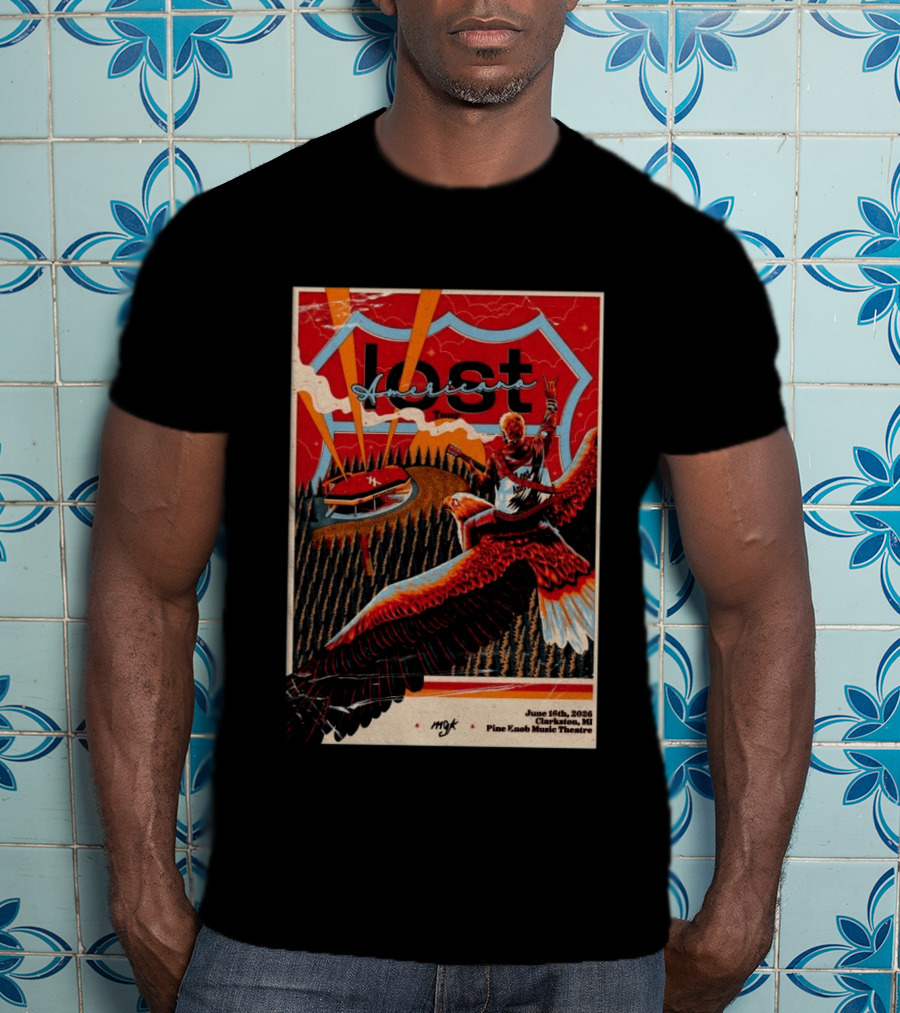 MCK Lost Americana Tour June 16 2026 Clarkston MI Pine Knob Music Theatre T-Shirt