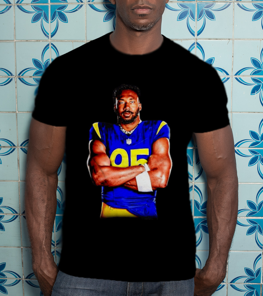 Myles Garrett 95 Los Angeles Rams Football Sports Fan T-Shirt