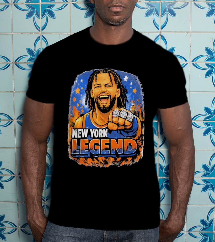 New York Knicks Jalen Brunson Legend Rings T-Shirt
