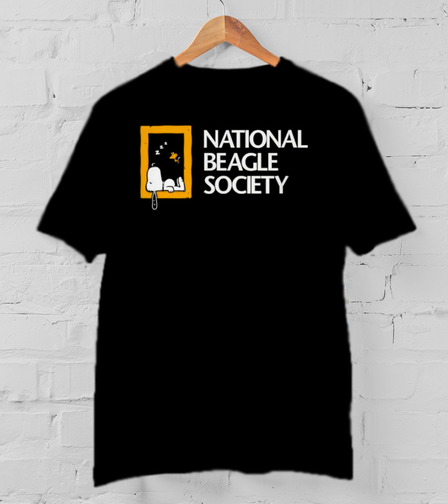 Peanuts Snoopy And Woodstock National Beagle Society T-Shirt