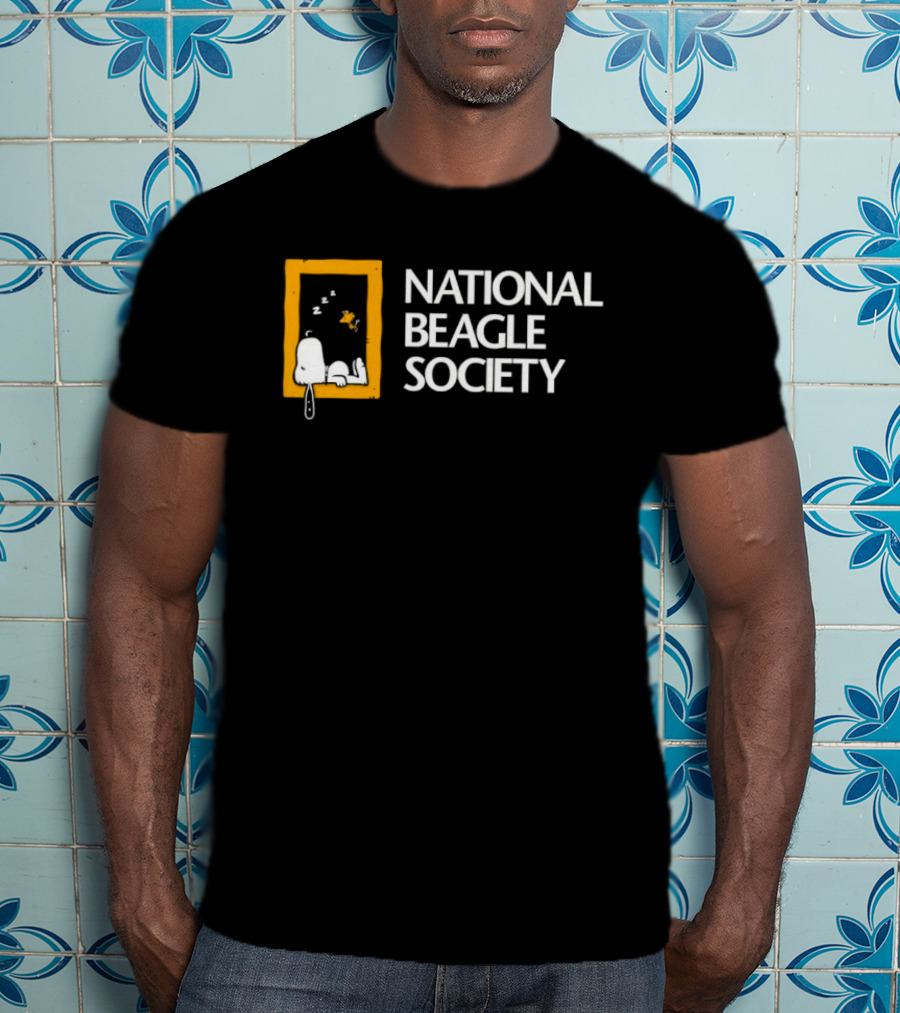 Peanuts Snoopy And Woodstock National Beagle Society T-Shirt