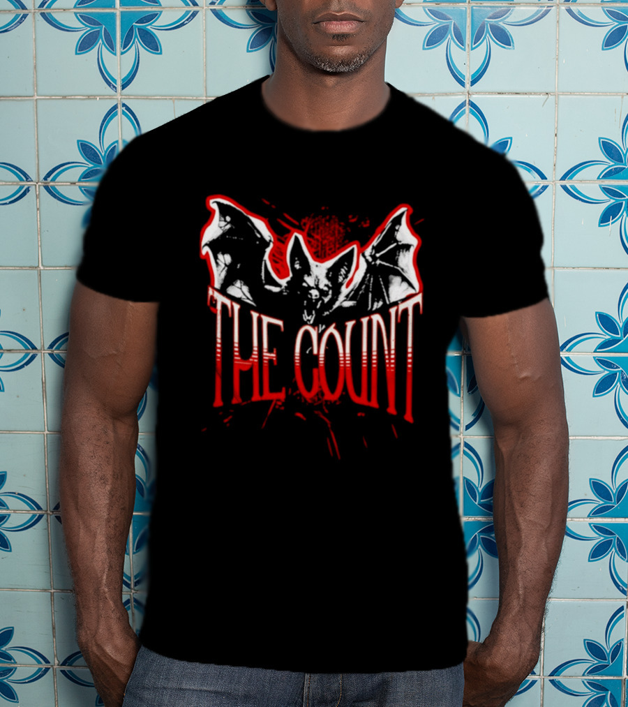 The Count Bat Illustration Sebastian Silvera T-Shirt