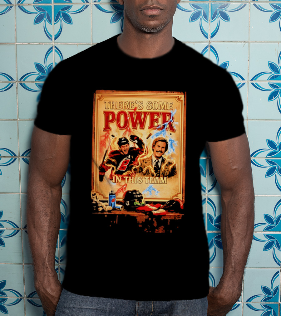 There's Some Power In This Team Carolina Hurricanes Logan Stankoven T-Shirt