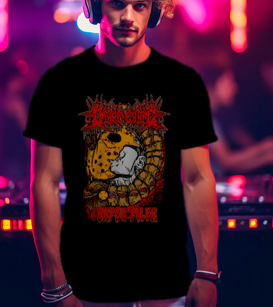 Darren Crowe Corpse Piler Skull And Serpents Hell T-Shirt