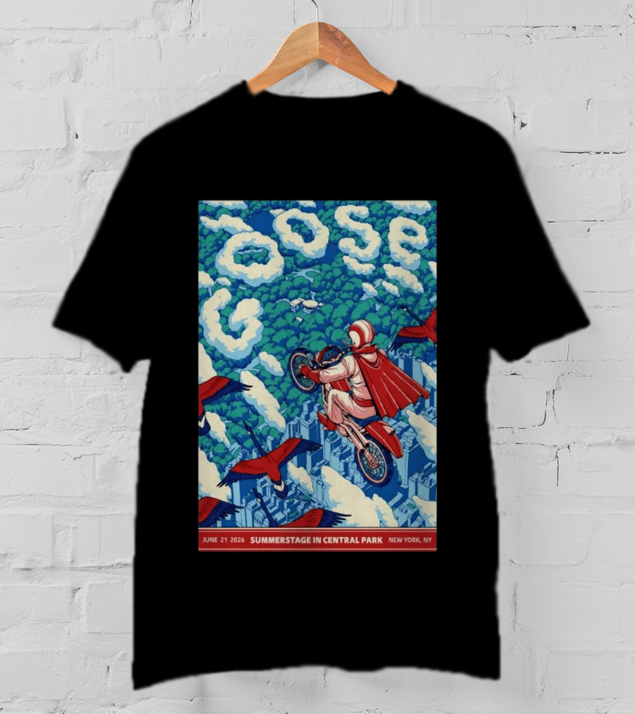 Goose Summerstage Central Park June 21 2026 New York NY T-Shirt