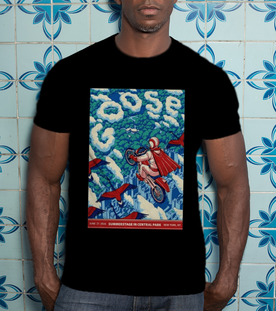 Goose Summerstage Central Park June 21 2026 New York NY T-Shirt