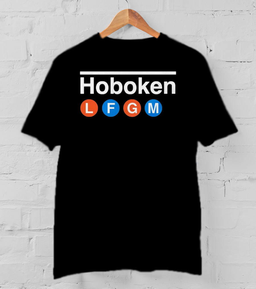 Hoboken LFGM New York Mets Subway T-Shirt