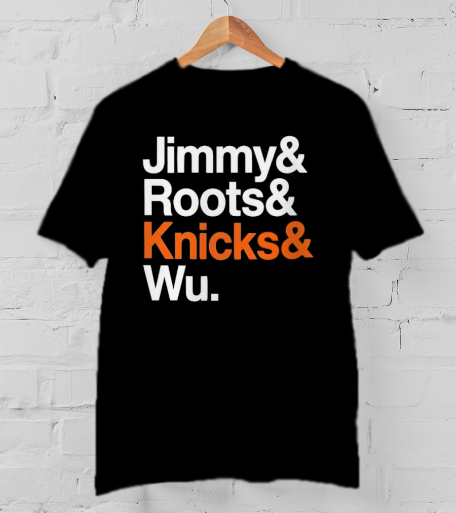 Jimmy And Roots And Knicks And Wu Basketball T-Shirt