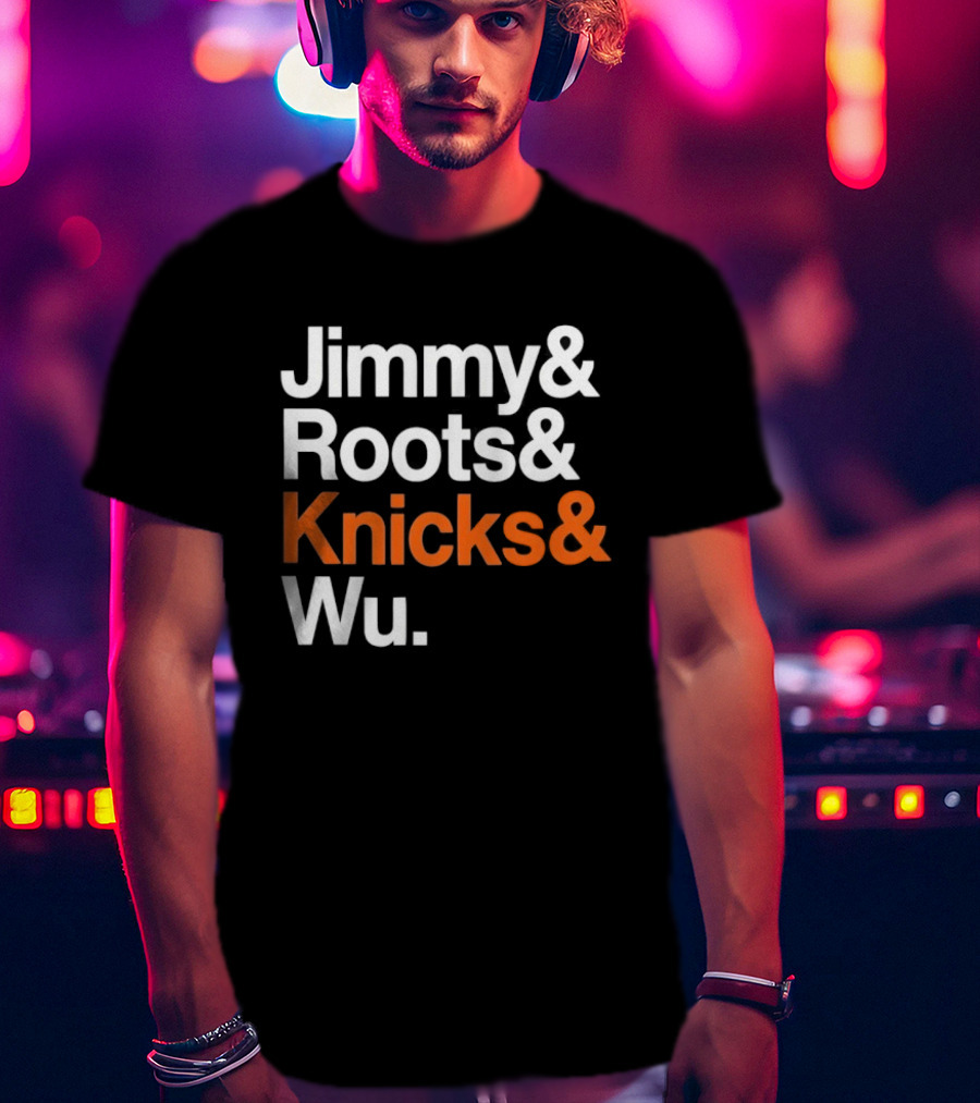 Jimmy And Roots And Knicks And Wu Basketball T-Shirt