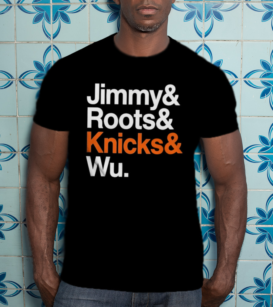 Jimmy And Roots And Knicks And Wu Basketball T-Shirt