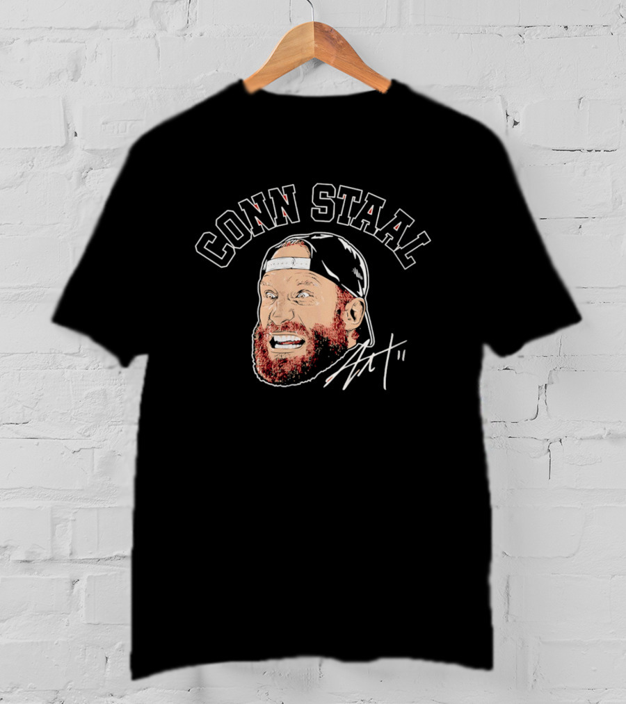 Jordan Staal Carolina Hurricanes Conn Staal Face T-Shirt