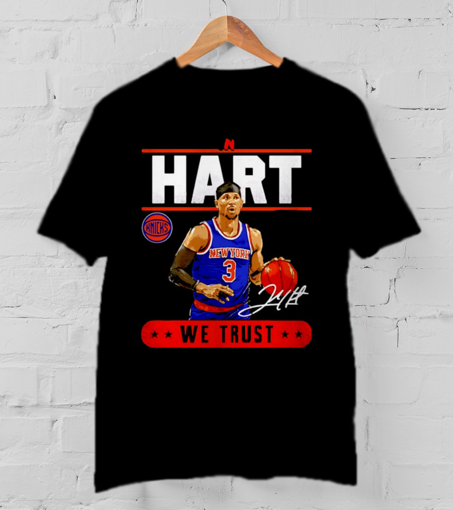 New York Knicks Josh Hart In Hart We Trust Basketball Player T-Shirt